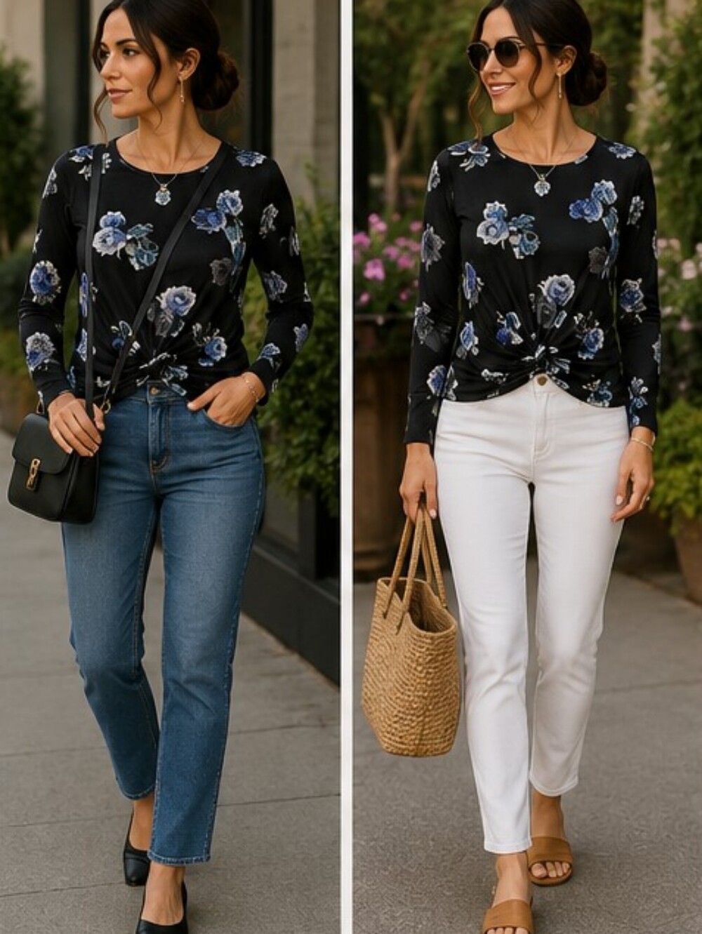 THAKOON FRONT TWISTED TOP